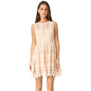 New BB Dakota White Lace Elissa Dress